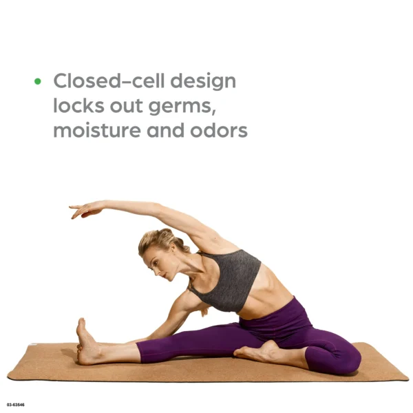 Cork/TPE Yoga Mat, 5 mm - Image 3