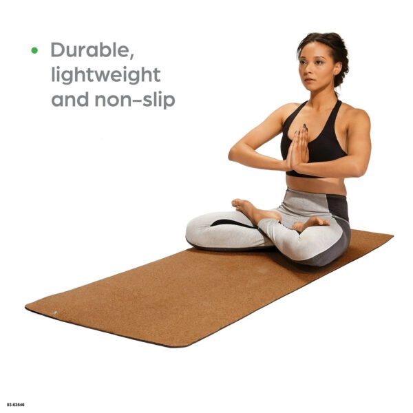 Cork/TPE Yoga Mat, 5 mm - Image 2